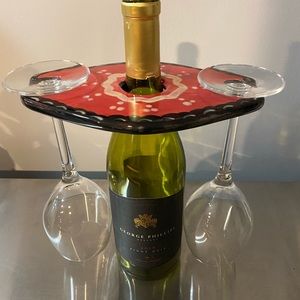 Wine glass holder